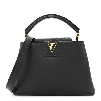 Louis Vuitton Taurillon Capucines BB Black 1 of 10