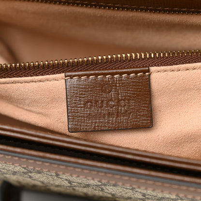 Gucci GG Supreme Monogram Horsebit 1955 Shoulder Bag Beige Brown Sugar 6 of 10