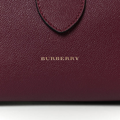 Burberry Soft Grain Medium Buckle Tote Dark Plum 9 of 15