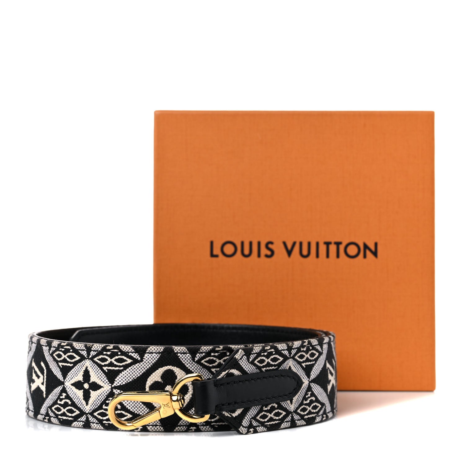 Louis Vuitton Jacquard Since 1854 Bandouliere Shoulder Strap Grey 8 of 8