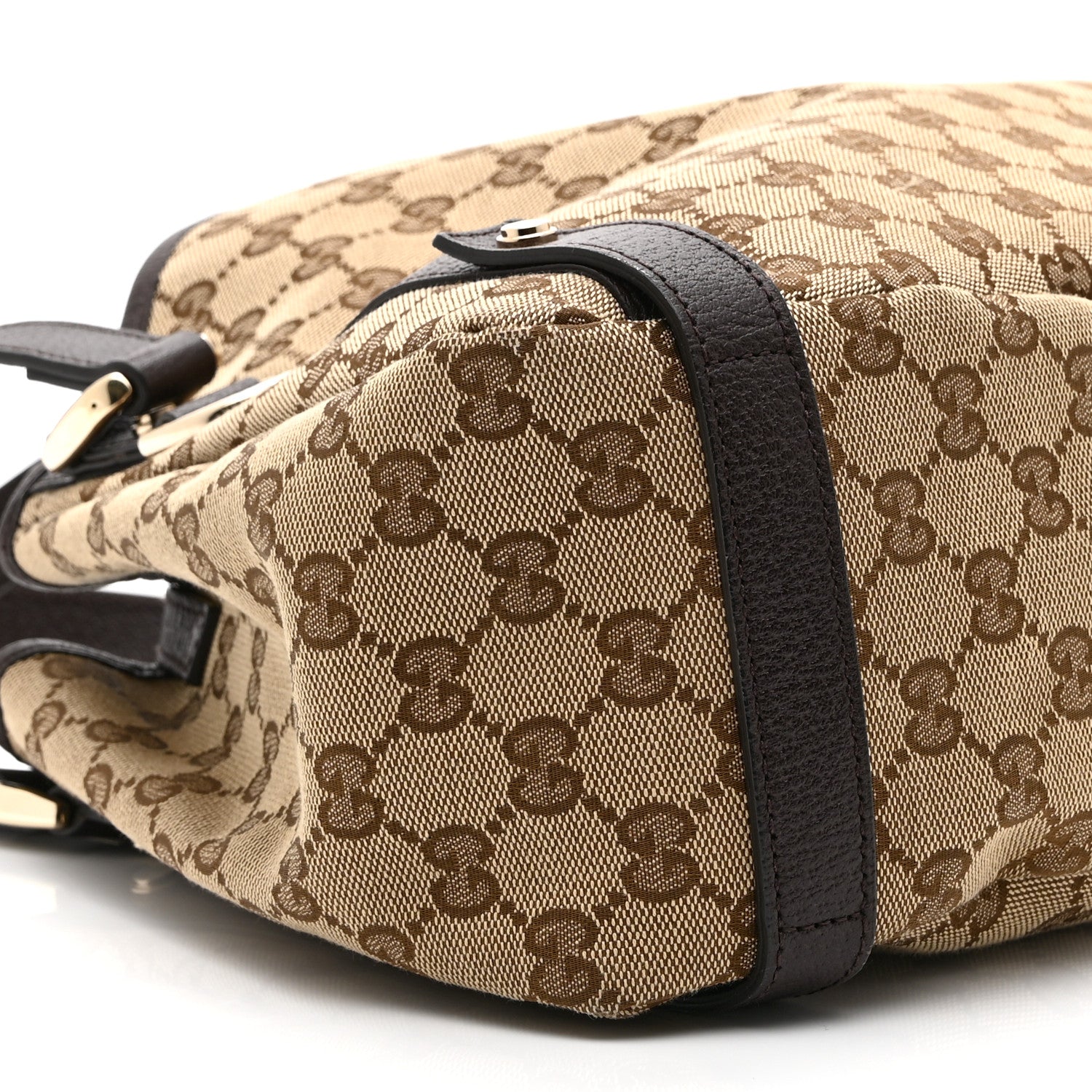 Gucci Monogram Medium Abbey Shoulder Bag Dark Brown 9 of 10