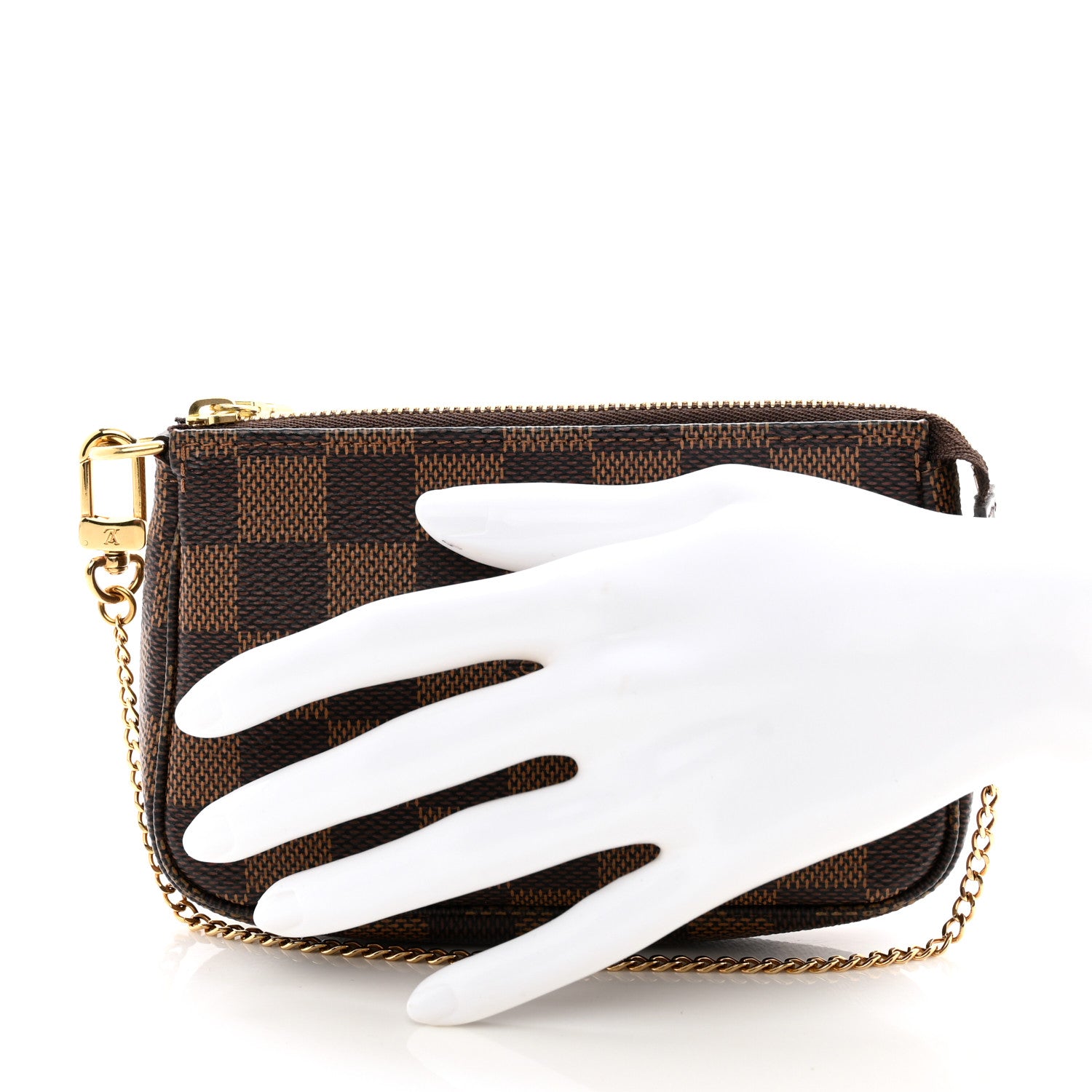 Louis Vuitton Damier Ebene Mini Pochette Accessories 2 of 10