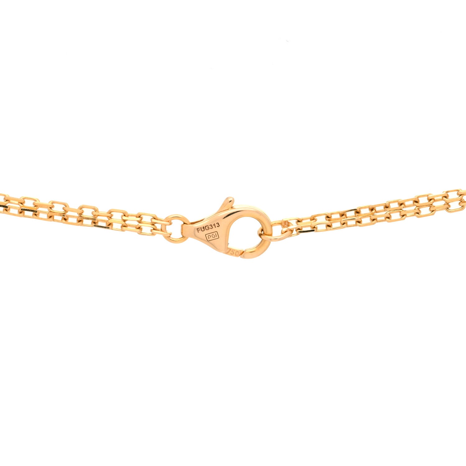 Cartier 18K Pink Gold 2 Diamond LOVE Necklace 4 of 6