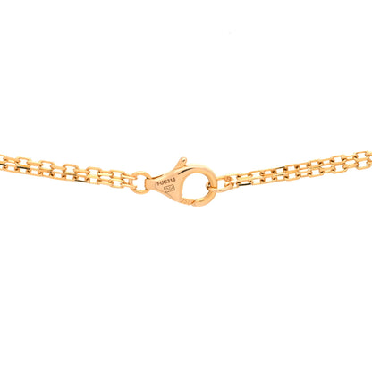 Cartier 18K Pink Gold 2 Diamond LOVE Necklace 4 of 6