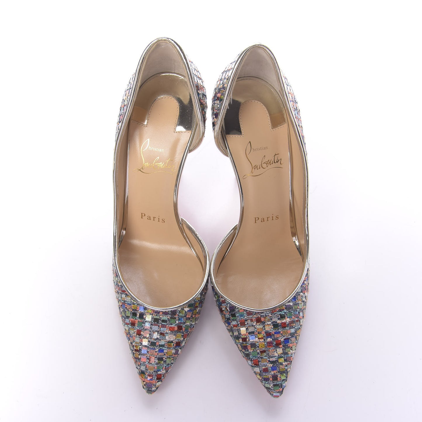 Tresse Vitraux Specchio Iriza 100 Pumps 35 Multicolor Silver