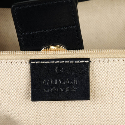 Gucci Monogram Calfskin Large Sukey Tote Beige Blue 6 of 7