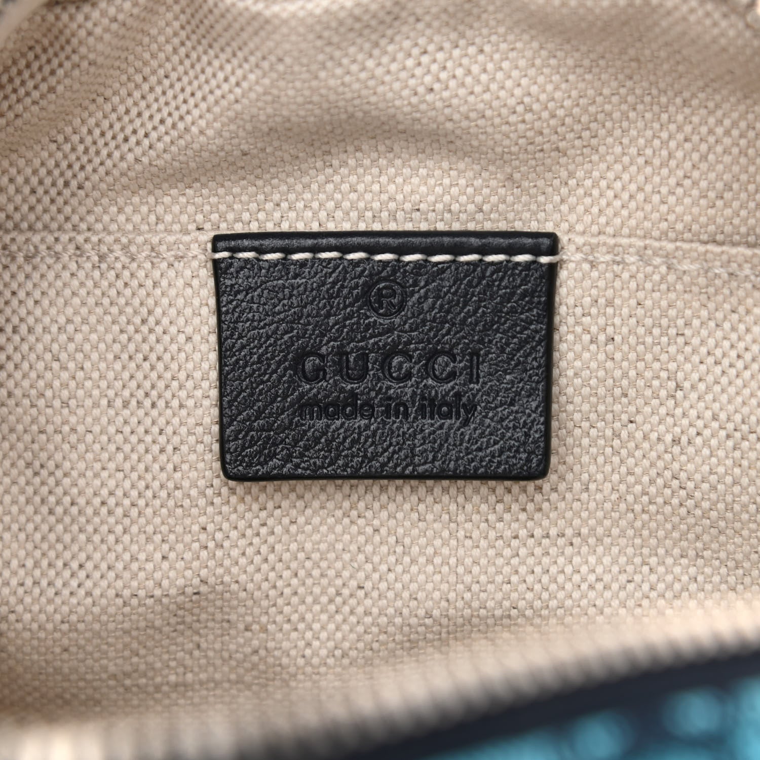 Gucci Monogram Multicolor Matelasse Diagonal Small GG Marmont Chain Shoulder Bag Light Blue 6 of 8