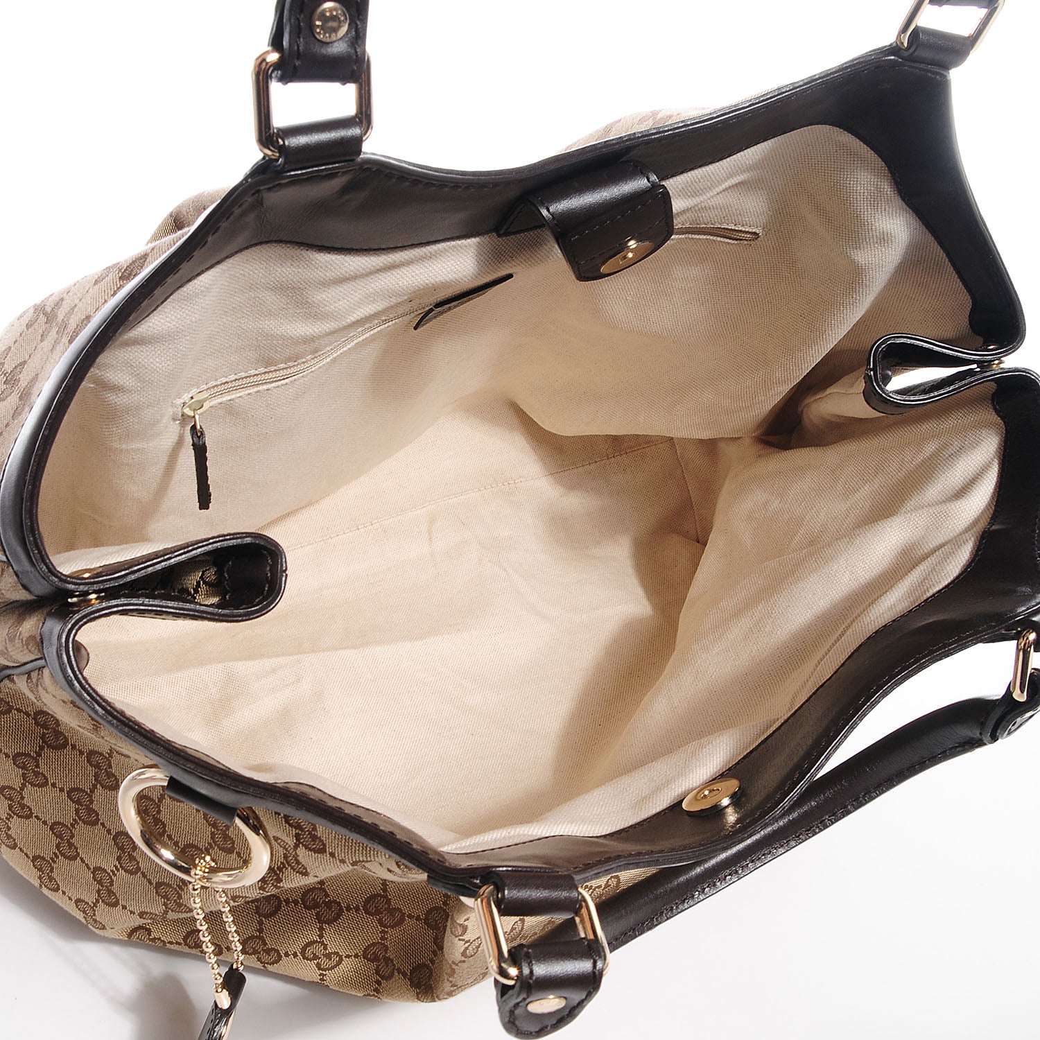 Gucci Monogram Large Sukey Tote Dark Brown 5 of 8