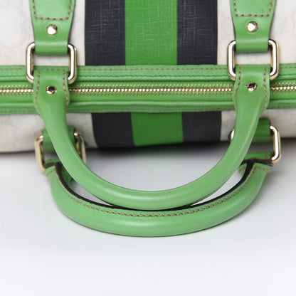Gucci GG Plus Monogram Web Stripe Medium Joy Boston Green 15 of 18