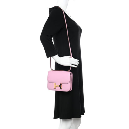 Hermes Epsom Constance 18 Mauve Sylvestre 2 of 11