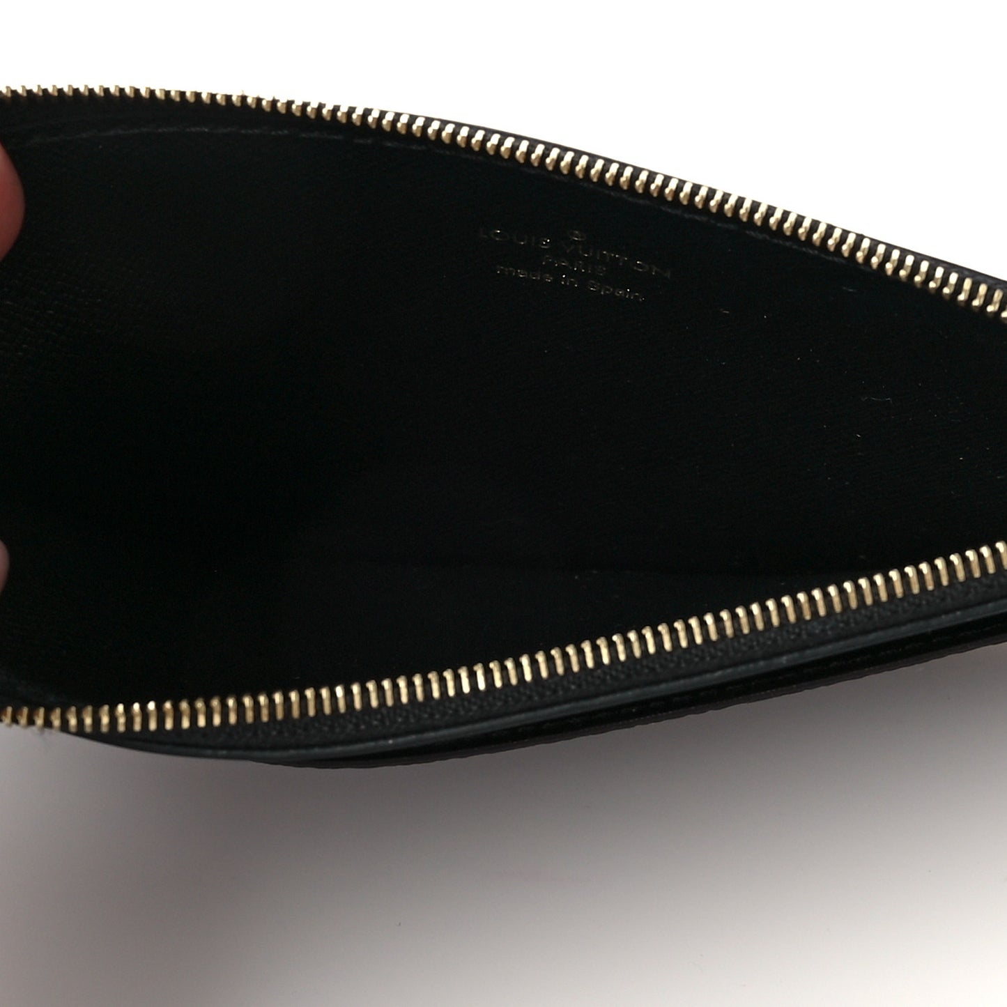 Monogram Slim Purse Black