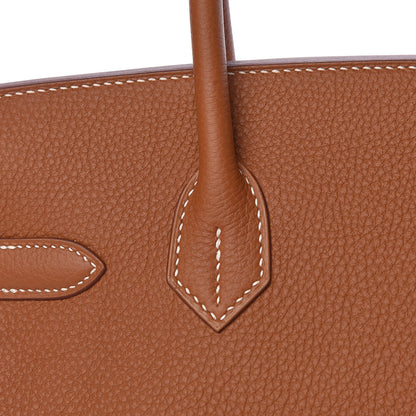 Hermes Togo Birkin 30 Gold 9 of 37