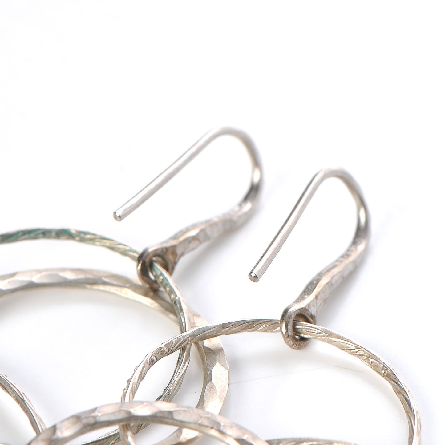 Sterling Silver Paloma Picasso Hammered Circles Earrings