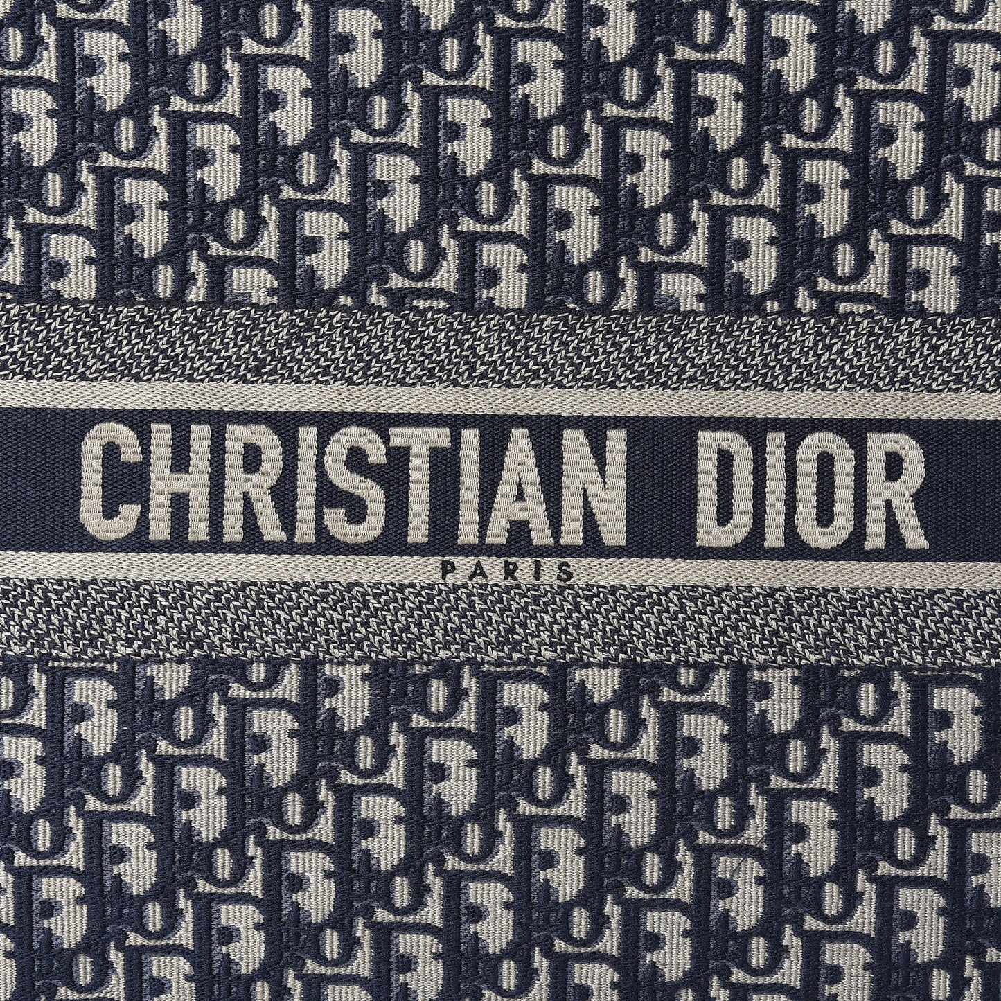 Oblique Book Tote Blue Multicolor