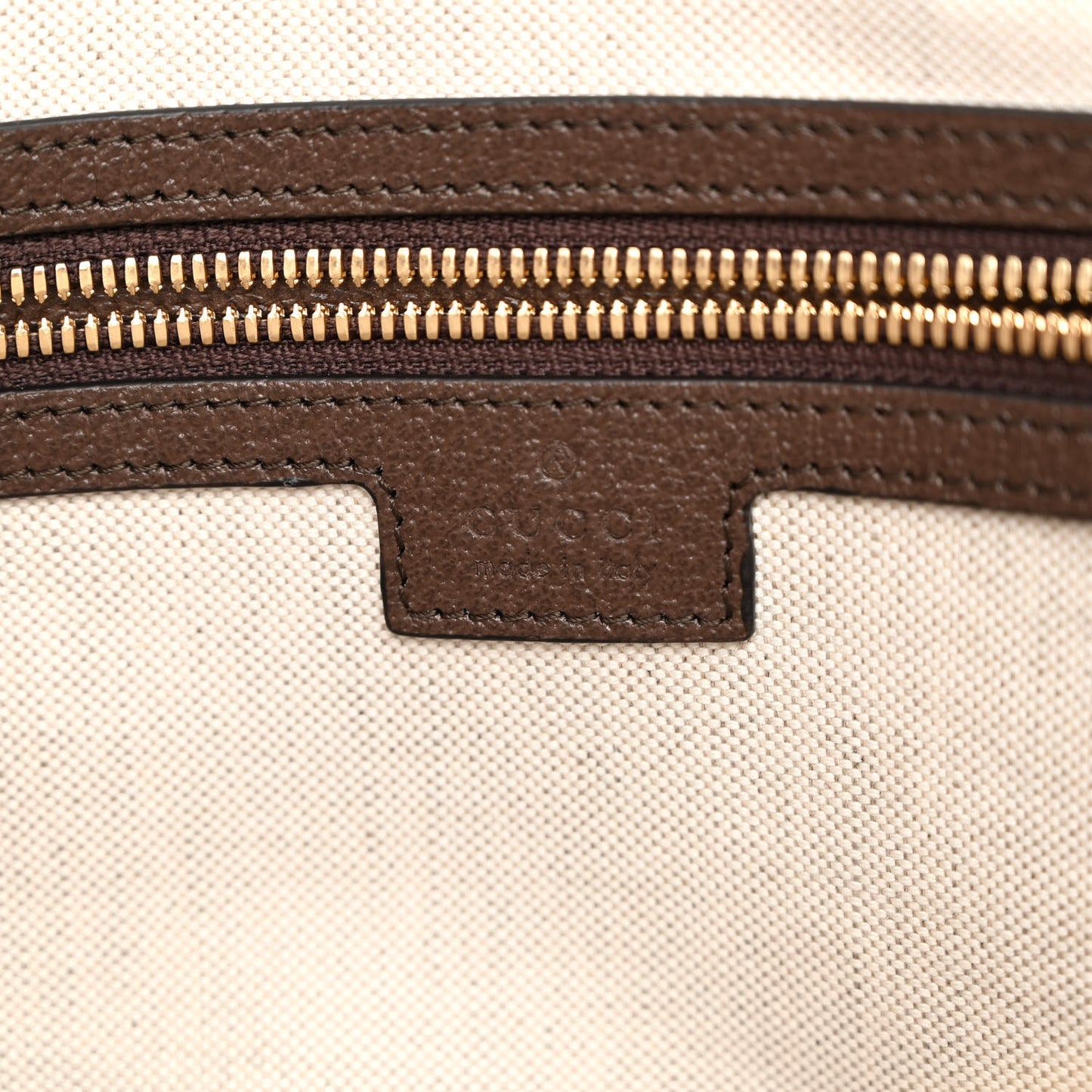 Monogram Jumbo GG Textured Dollar Calfskin Web Wristlet Messenger Bag Camel Ebony New Acero