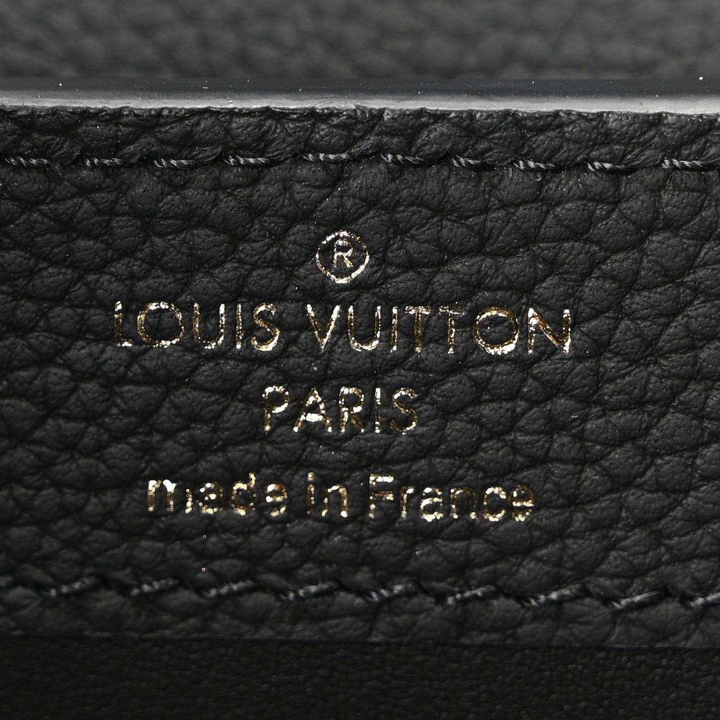 Matte Taurillon Capucines East West Mini All Black