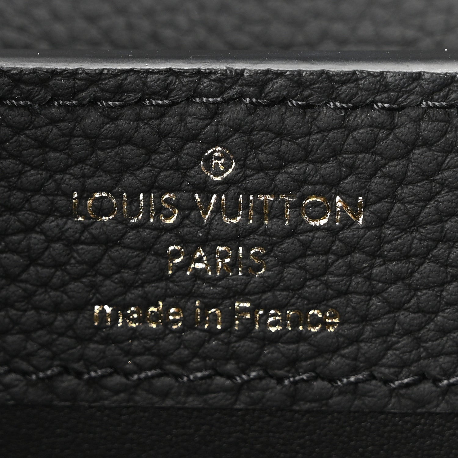Louis Vuitton Matte Taurillon Capucines East West Mini All Black 6 of 9