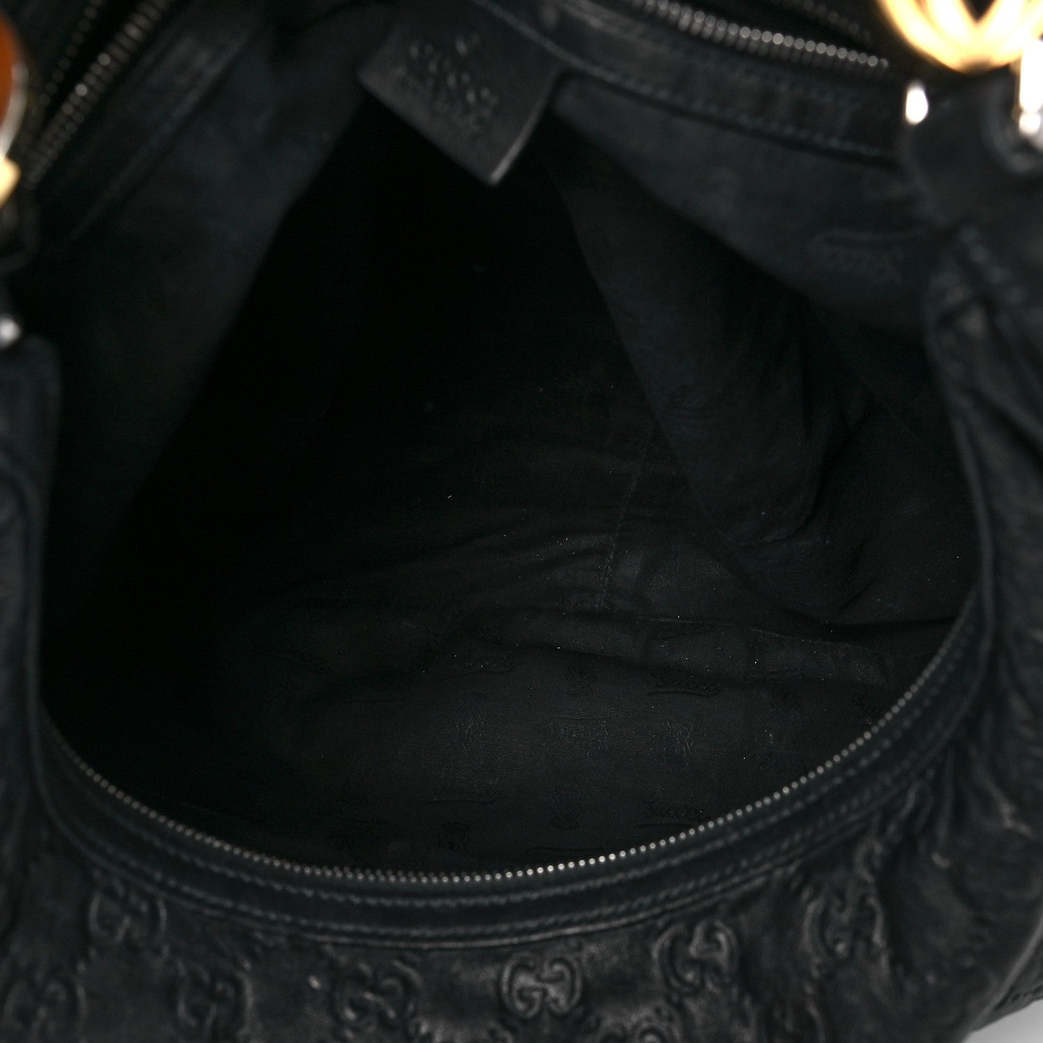Gucci Guccissima Large GG Twins Hobo Black 14 of 26