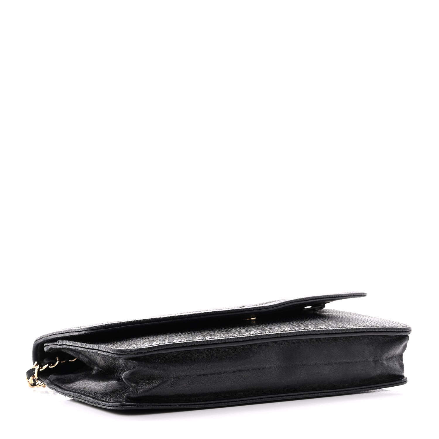 Chanel Caviar Timeless CC Wallet On Chain WOC Black 4 of 13