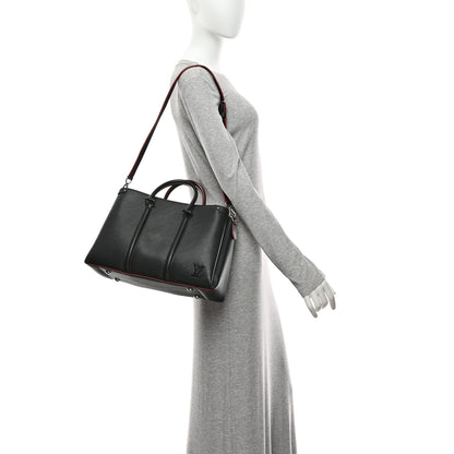 Louis Vuitton Epi Soufflot MM NM Black 2 of 10