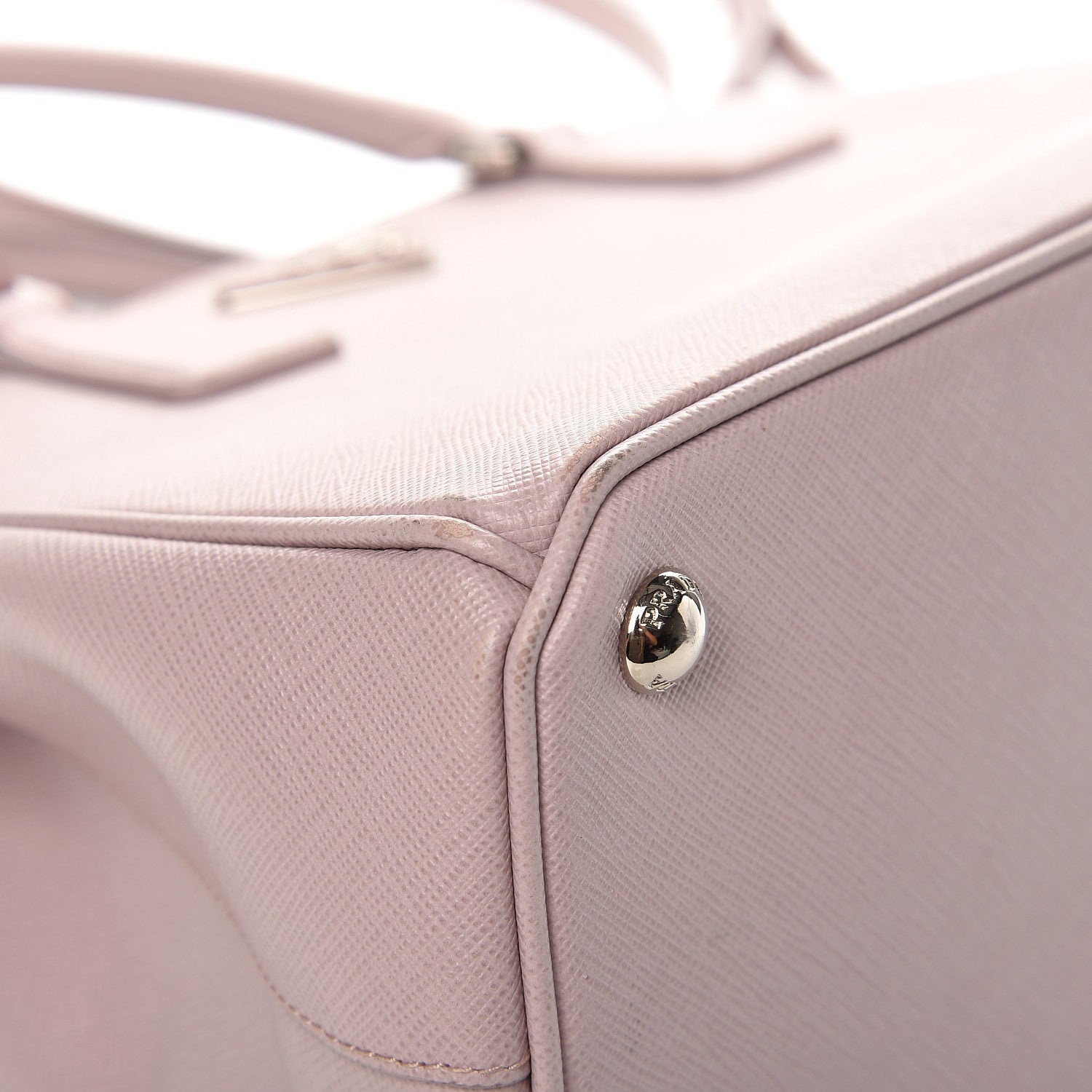 Prada Saffiano Small Galleria Double Zip Tote Mughetto 7 of 12