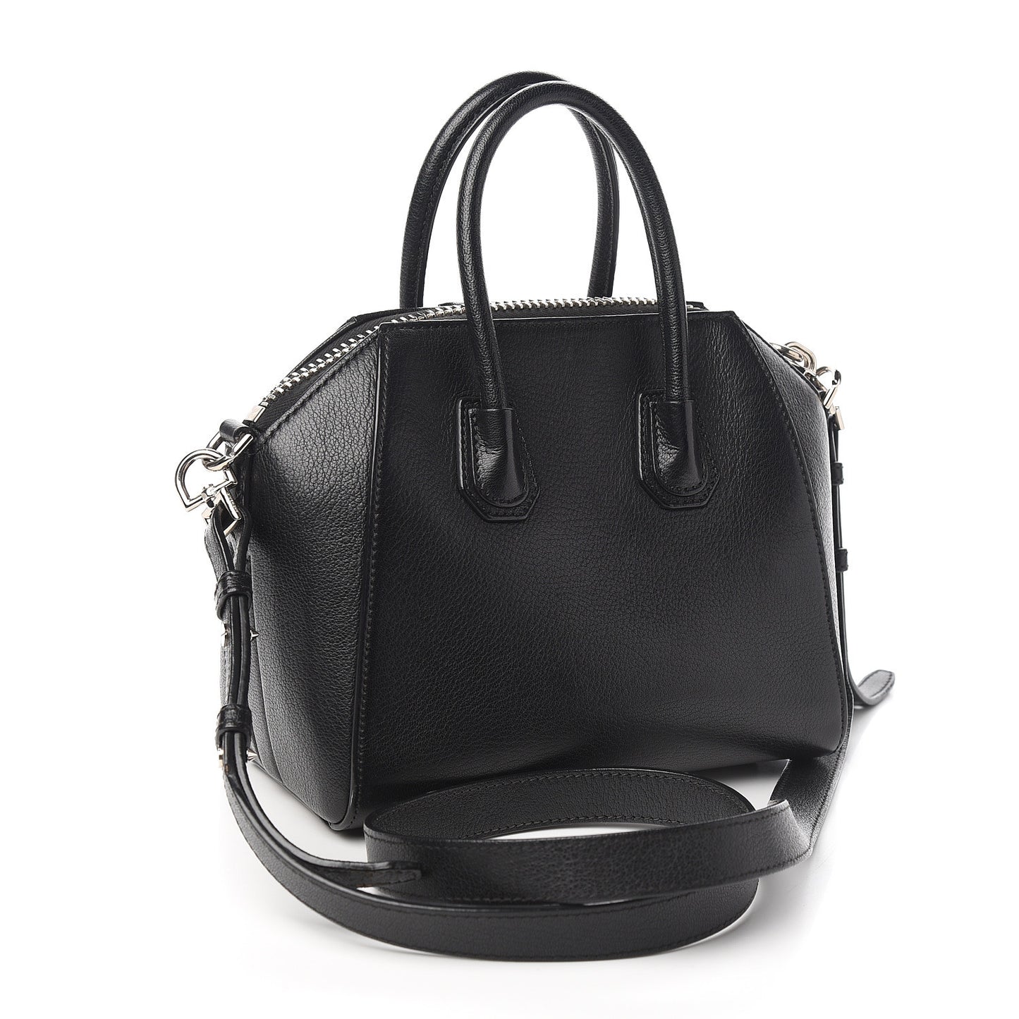 Sugar Goatskin Mini Antigona Black