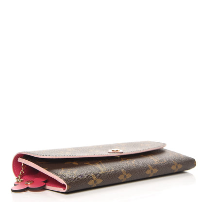 Louis Vuitton Monogram Bloom Flower Emilie Wallet 4 of 6