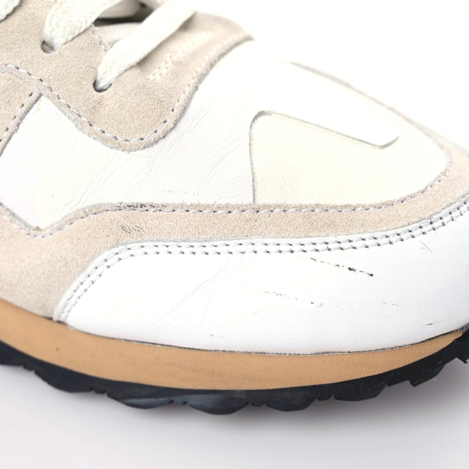 Valentino Garavani Fabric Suede L'Amour Mens Rockrunner Sneakers 41 White 14 of 21