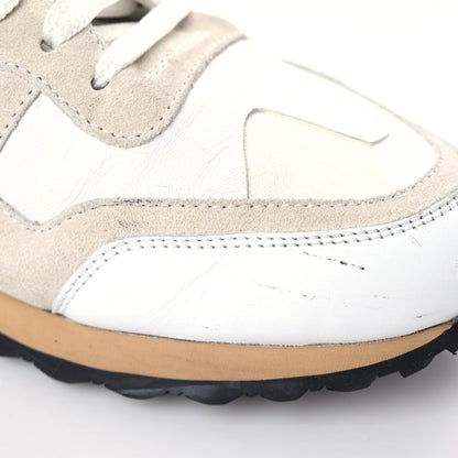 Valentino Garavani Fabric Suede L'Amour Mens Rockrunner Sneakers 41 White 14 of 21