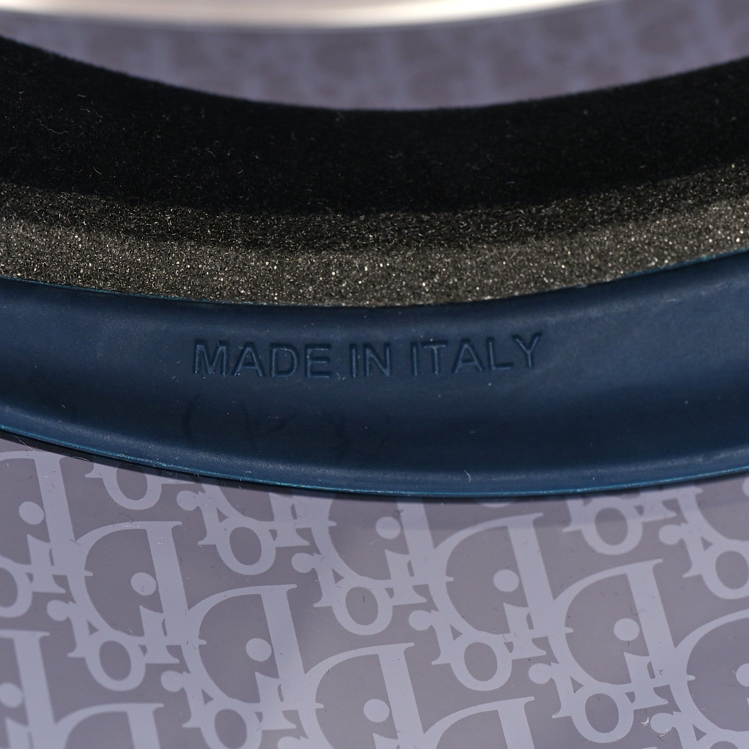 Christian Dior Oblique DiorClub V1U Sun Visor Blue 8 of 8