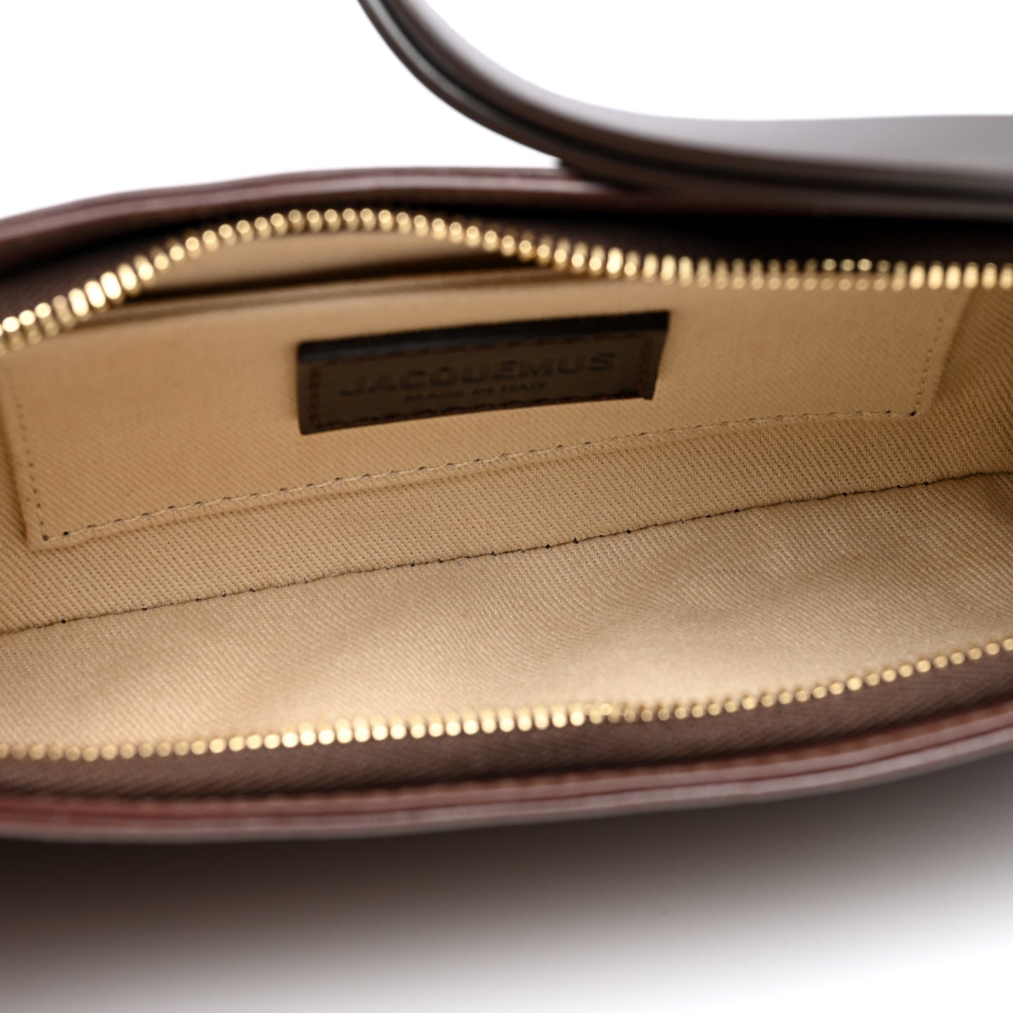 Smooth Calfskin Le Bisou Medium Brown