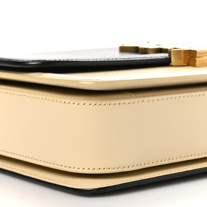 Saint Laurent Soft Ultracalfskin Monogram Medium Solferino Satchel Black Burro 9 of 10