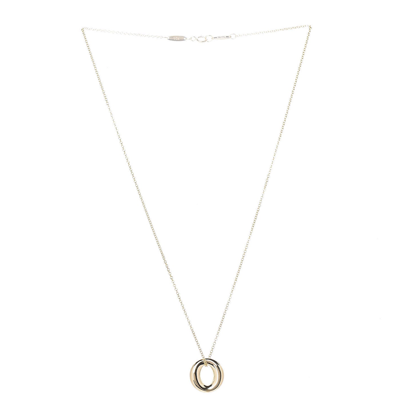 18K Yellow Gold Elsa Peretti Small Sevillana Pendant Necklace