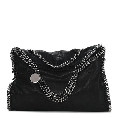 Stella McCartney Shaggy Deer Falabella Fold Over Tote Black 1 of 8