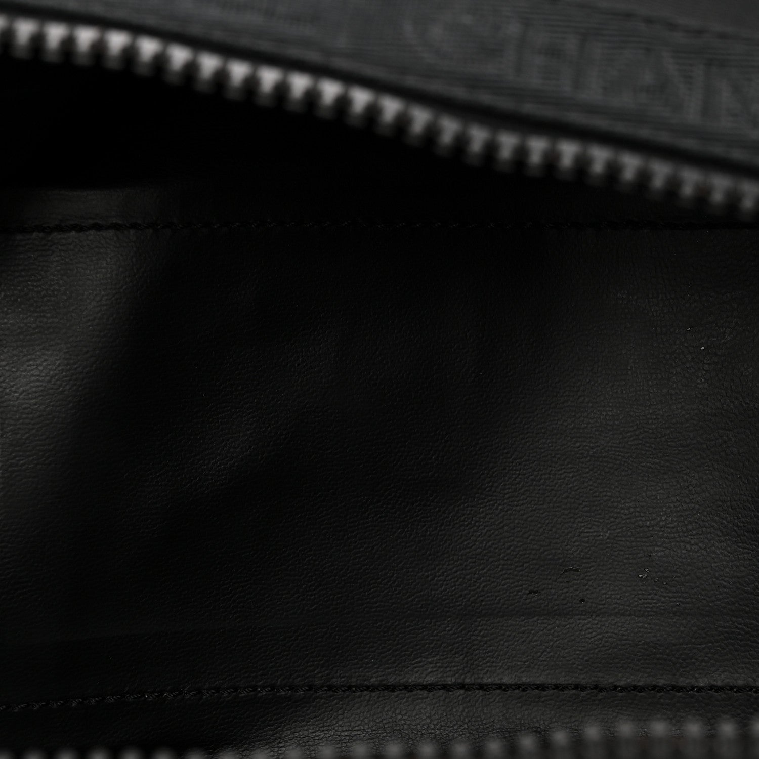 Chanel Canvas Nylon Sport Logo Cosmetic Bag Black 5 of 7