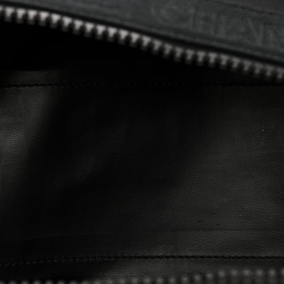 Chanel Canvas Nylon Sport Logo Cosmetic Bag Black 5 of 7