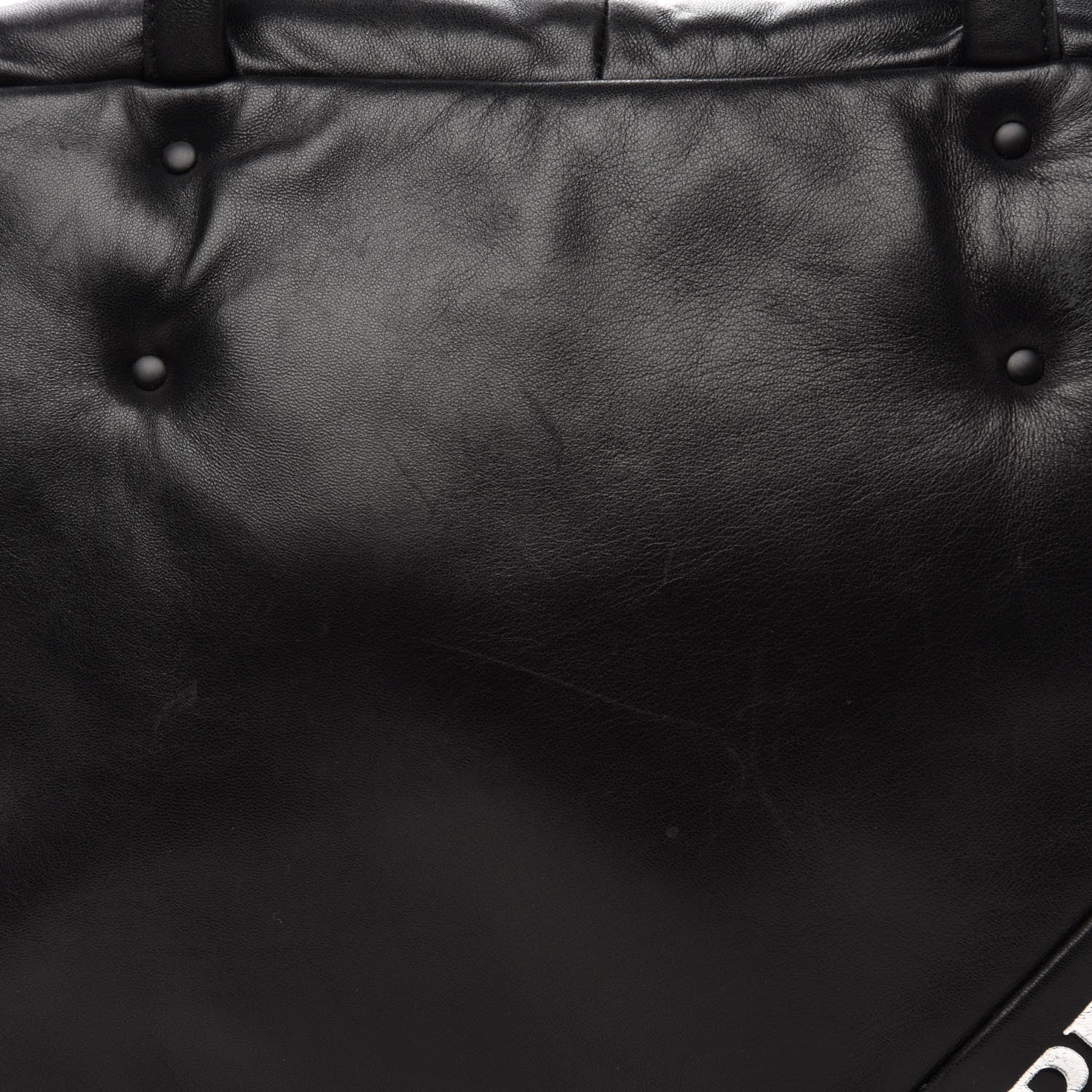 Prada Nappa Soft Tote Black Cobalto 11 of 15