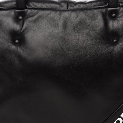 Prada Nappa Soft Tote Black Cobalto 11 of 15