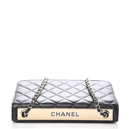 Chanel Lambskin Quilted Trendy CC Wallet On Chain WOC Black 9 of 12