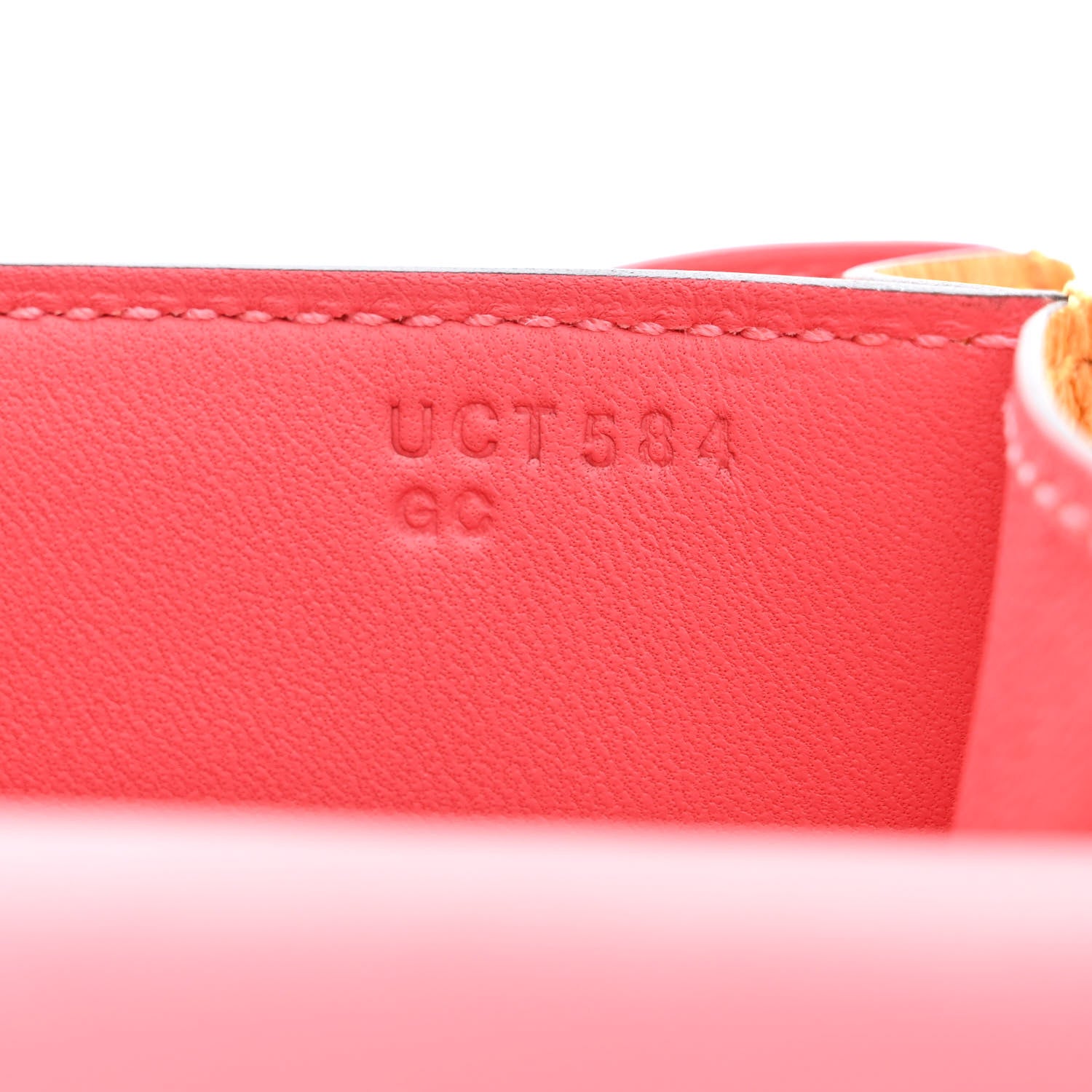 Hermes Chevre Mysore Verso Constance 18 Moutarde Rose Lipstick 7 of 11