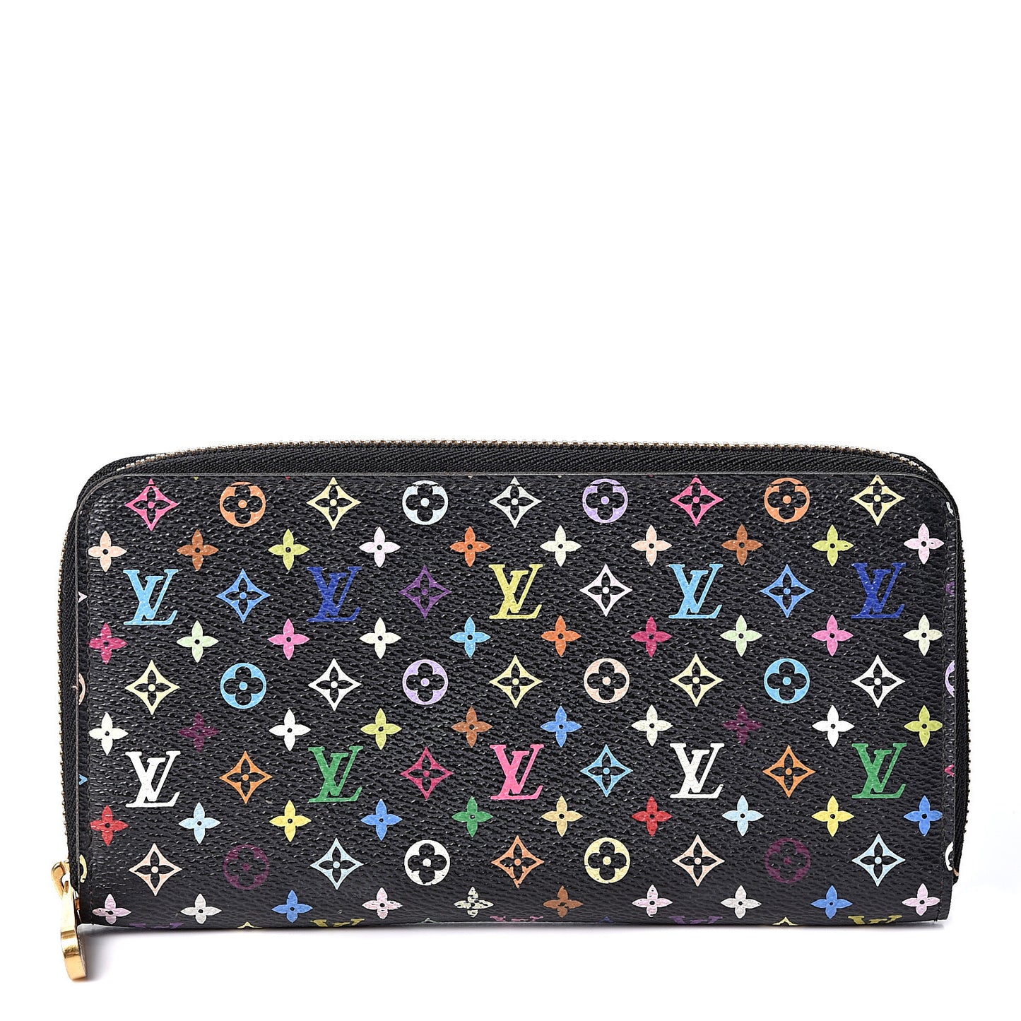 Monogram Multicolor Zippy Wallet Black Grenade