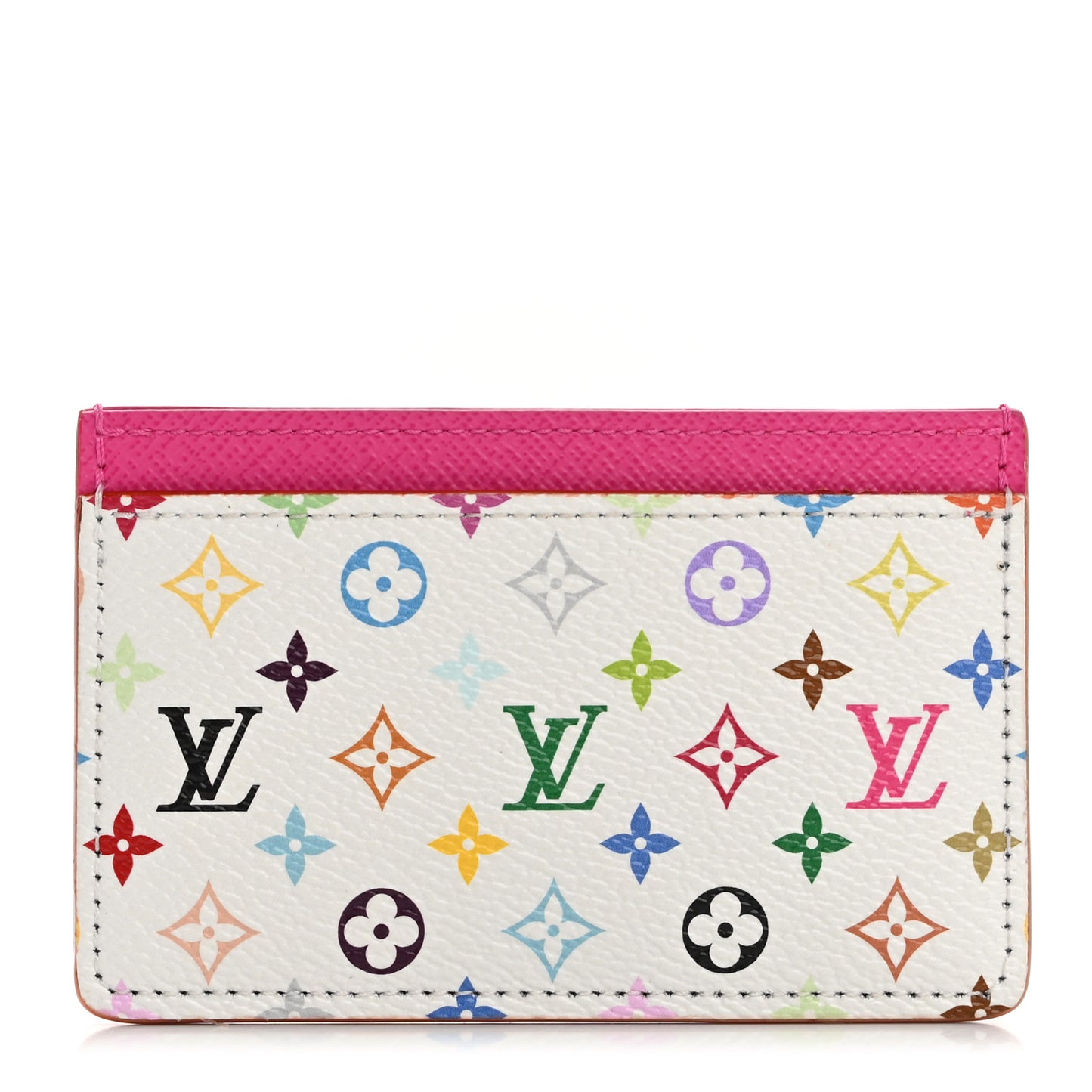 LV X TM Monogram Multicolor Card Holder Kawaii Pink