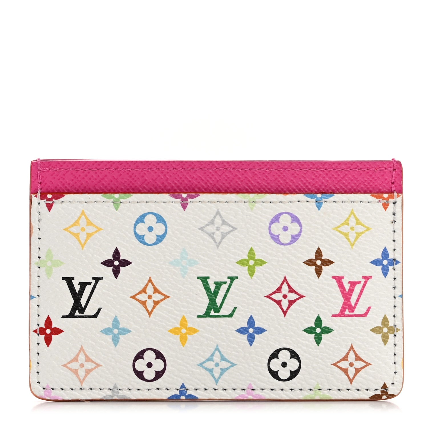 Louis Vuitton LV X TM Monogram Multicolor Card Holder Kawaii Pink 1 of 7