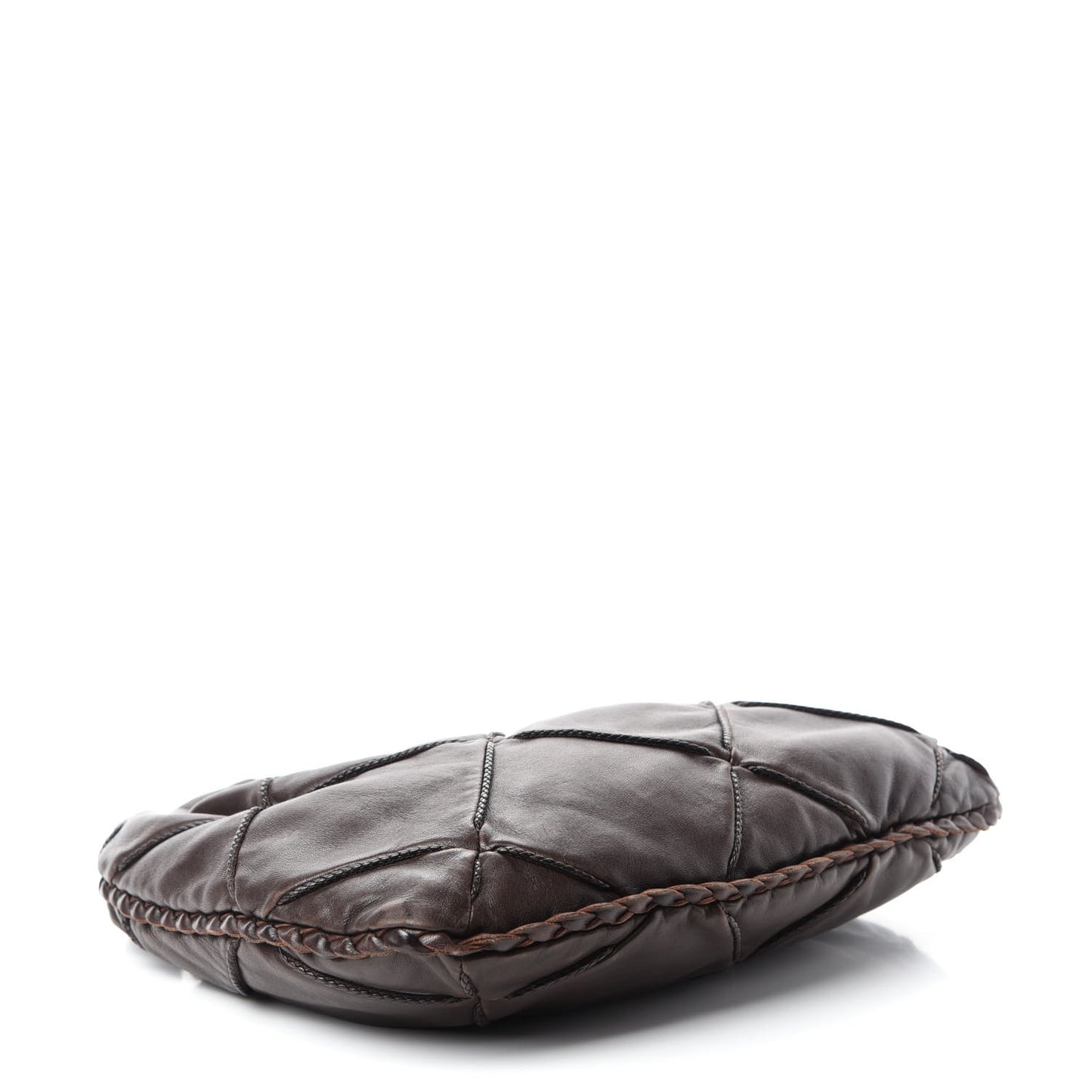 Nappa Quilted Medium Veneta Hobo Ebano