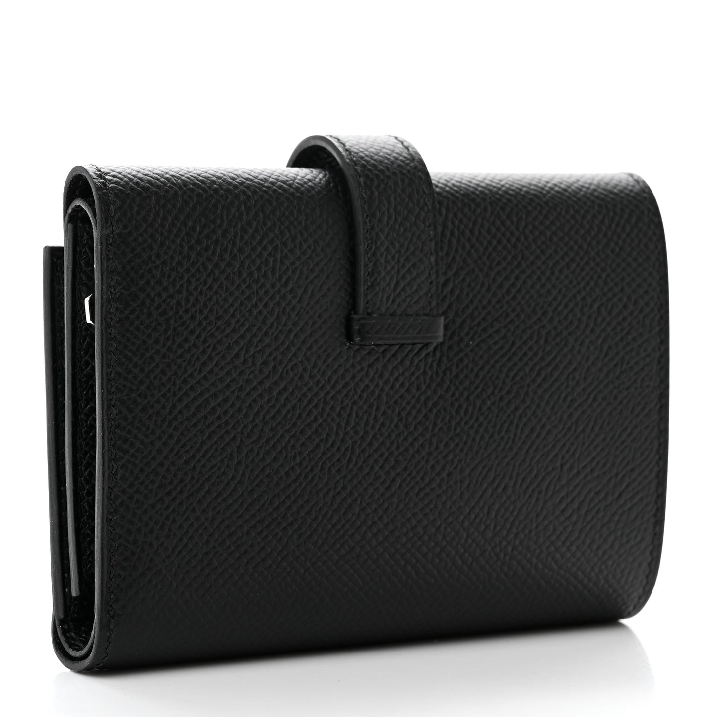 Epsom Tri-Fold Compact Monochrome Bearn Wallet Black