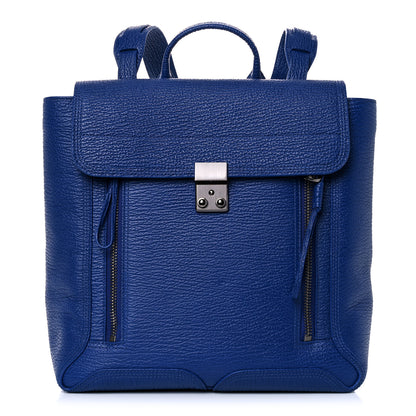 3.1 Phillip Lim Textured Calfskin Pashli Backpack Cobalt 1 of 10