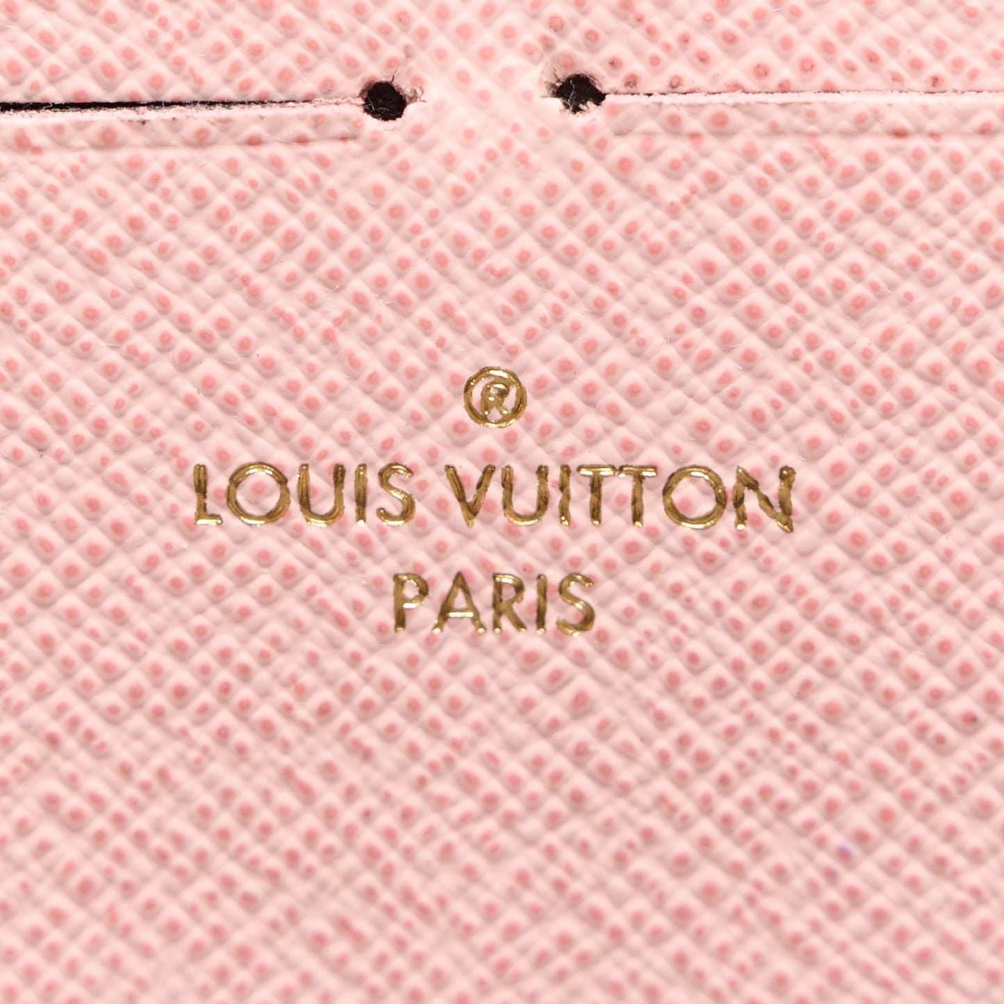 Monogram Clemence Wallet Rose Ballerine