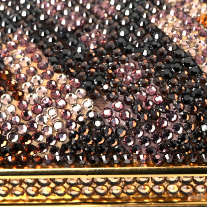 Judith Leiber Swarovski Crystal Minaudiere Clutch Gold Multicolor 8 of 8