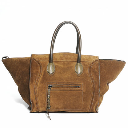 Celine Suede Large Phantom Luggage Olive 1 of 13
