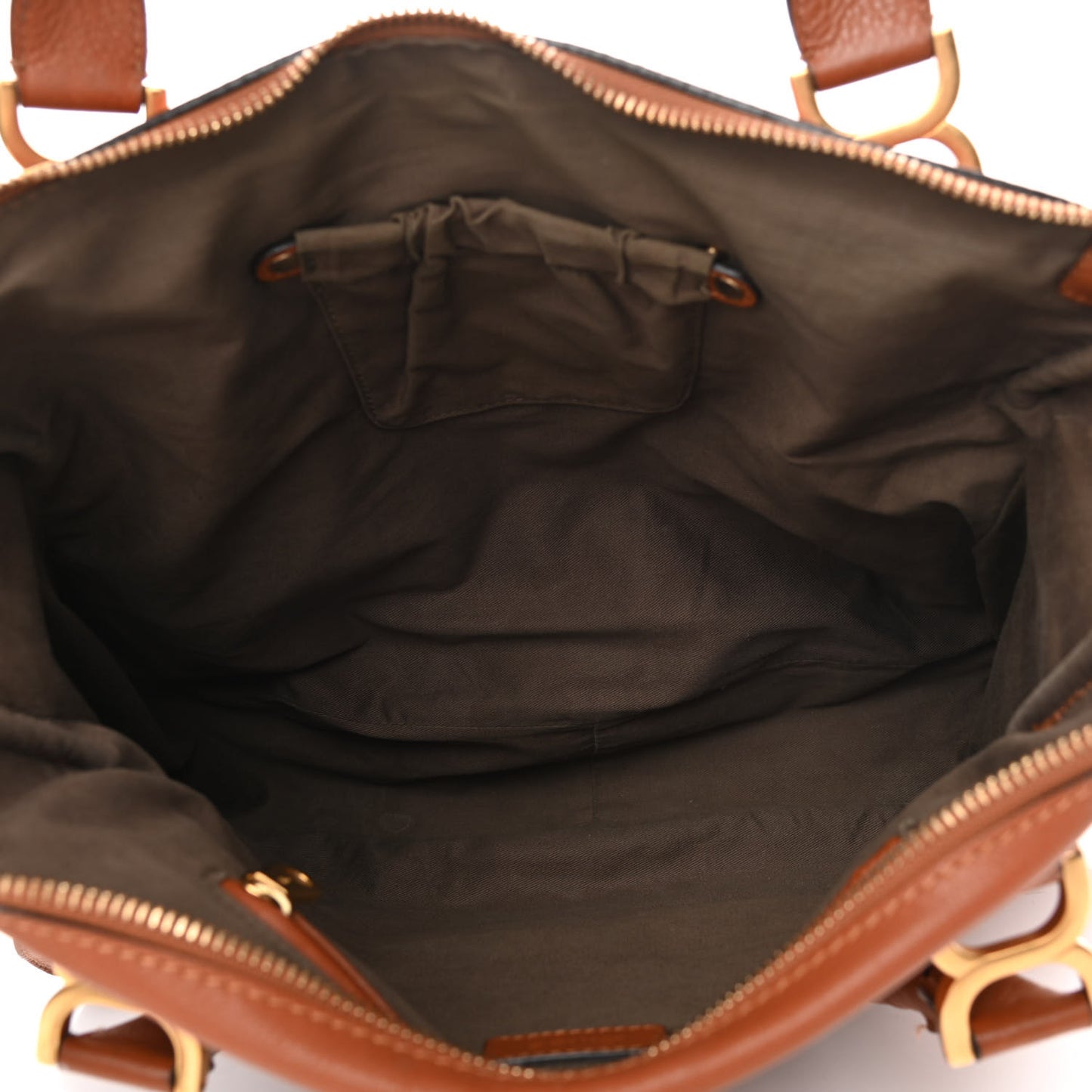 Calfskin Large Marcie Satchel Tan
